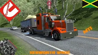 kenworth W900 - climbing steep hill in peru - Cummins M11 - ATS -