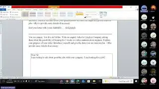 Writing inquiry letter 