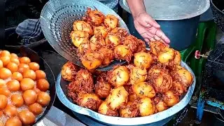 Onion Bonda | Mysore Bonda | Hyderabad Street Food | Indian Food | #streetfood #mysorebajji 