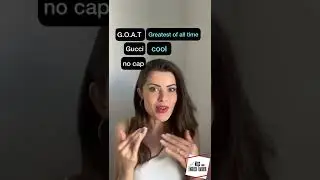 What does Goat, gucci, boomer mean?  #genz #english #ingles #englishlearning #ingles #ingleseonline