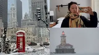 snowy winter days in chicago: vlog