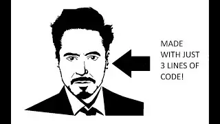 Tony Stark with just 3 lines of code! | Python | CodewithParth
