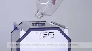 05. Start device, fill water - MFS cleanroom fog generator