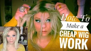 QUICK COACHING: How To Make a Cheap Wig Work | Talk Through Demo | #WinterWigCoaching