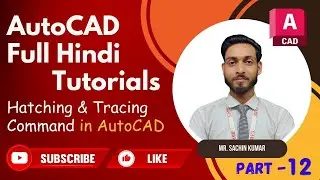 Unlocking Design Depth: Hatching and Tracing Commands in AutoCAD Tutorial