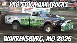 Pro Stock 4x4 Trucks from the 2025 Show Me Shootout in Warrensburg, MO!