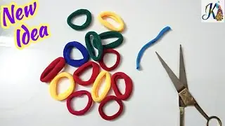Best Out Of Waste Rubber Band craft ideas | DIY Room Decor Ideas