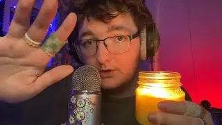 ASMR reiki roleplay (hand movements, affirmations)