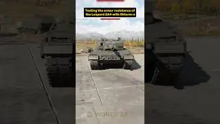 Testing the armor resistance of the Leopard 2A4 with Shturm-s. #warthunder