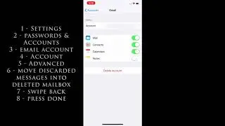 Replace the Archive button for the Delete button in Mail app in iOS 12
