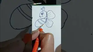 how to draw butterfly drawing very simple #ashortaday #shorts #youtubeshorts #drawing