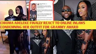 CHAIII💔 CHIOMA ADELEKE REACT TO HER OUTFIT FOR GRAMMY AWARD WITH DAVIDO 