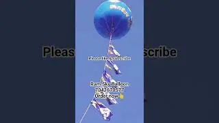 Add promotion | advertising balloon #ramskyballoon #advertisingballoon #promotion #marketing #video