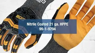99-1-9794 Cut-Resistant Work Gloves | 21-Gauge HPPE, Impact Protection & Dexterity