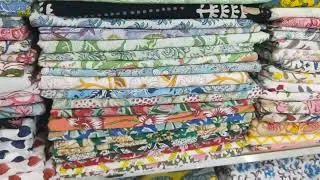 Beautiful Hand Block Cotton printed fabric by Meera handicrafts || Contact:+91-9079465111