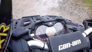 2017 Can Am Outlander 1000R MAX XT-P HMF Exhaust + Optimizer BLACKED OUT