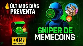🔥 &Uacute;ltimos d&iacute;as de preventa de SNORTER el Mejor Sniper de Memecoins
