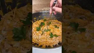 Gluten Free Pumpkin Fettuccine Alfredo | Find Full Recipes at cookingkatielady.com