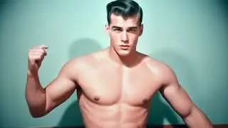 GAY    VINTAGE   MUSCLE    MOTEL  1958   ALBUM