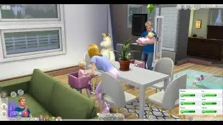Life With Twins Pt  1 #sims4familylife #sims4twins