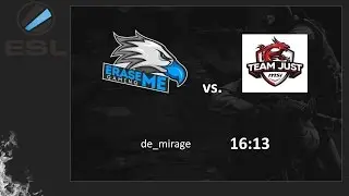 ESL CS:GO 5on5 Major League Winter 2016 Europe - EraseME Gaming vs. Team Just.MSI - de_mirage