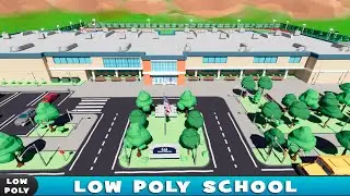 Low Poly School Unity Environment