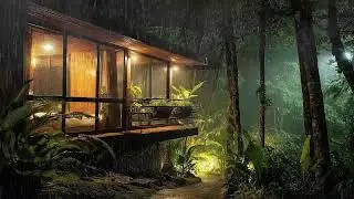 Extreme Night Rain and Thunder for Instant Sleep and Total Mental Relaxation