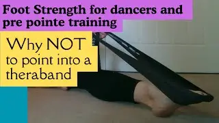 Foot strengthening exercises - Pointing into a theraband