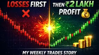 Losses First, Then ₹2 Lakh Profit 💰 | My Weekly Trades Story #trading #riskmanagement #psychology