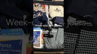 Je vous montre comment je fais ma valise pour un week-end de 4 jours - mes astuces de voyage n&deg;10