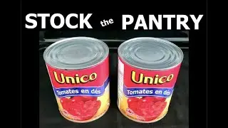 Stock the pantry, grocery store trip to refill the pantry, check flyer, meal planning & preparation.