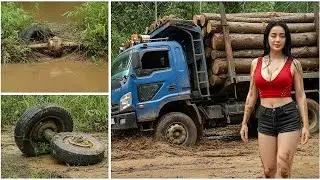 Genius Girl Restores Flood-Damaged Car and Heavy Equipment