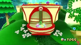 En las constelaciones verdes - Super Mario Galaxy 2 (Wii) - Estrellas verdes Mundo 3