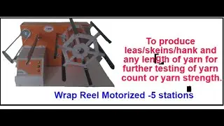 Wrap Reel Motorized 5 Stations Working Video|Q-Test
