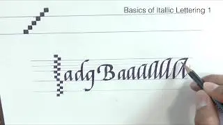 Basics of Itallic Lettering 1