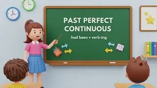 Past Perfect Continuous Tense for Kids | Easy English Grammar Cartoon Lesson | Had Been +Explad