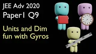 JEE Advanced 2020 solutions | Question 9 | Units and Dimensions | Class 11 | IIT JEE | Physics