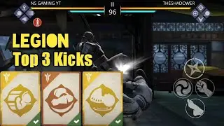 SHADOW FIGHT 3 | Legion's Top 3 Best Special Kicks Gameplay!!