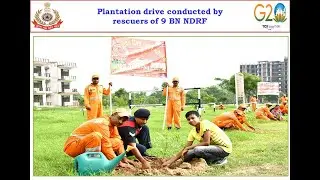 #Plantation drive by rescuers of 9 Bn NDRF