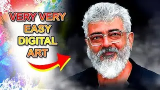 Ajith Digital painting in Photoshop