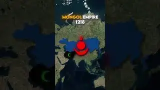 Rise of the Mongol Empire 🇲🇳 😈 #history #geography