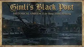 Welcome to the Gimli's Black Port | Historial Ambience for Sleep, Study, Relaxing