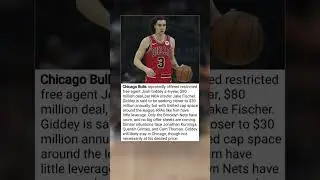 Bulls Lowball Josh Giddey With $80M Offer Amid $30M-a-Year Demand