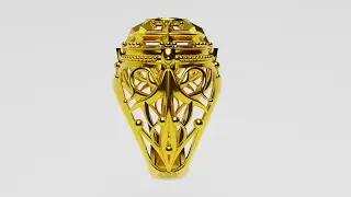 Paolo Comotti Blender Specialist Jewelry Design 01 08 23 @ HD Video - Anello di Iside e Osiride
