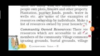 Classification of Resources on the basis of Ownership GEOGRAPHY Class 10 Chapter 1 Resources and Dev