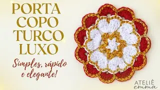 PORTA COPO TURCO LUXO - Versão destra 
