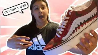 Customizing Vans(2020)-Red Bape custom