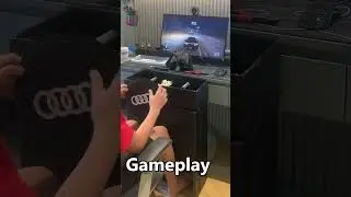 DIY Cardboard Steering Wheel #shorts #forzahorizon5 #steeringwheel