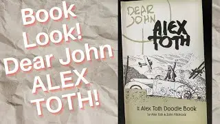 Book Look! DEAD JOHN ALEX TOTH DOODLE BOOK!