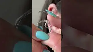 I introduce you to modern clip-on earrings